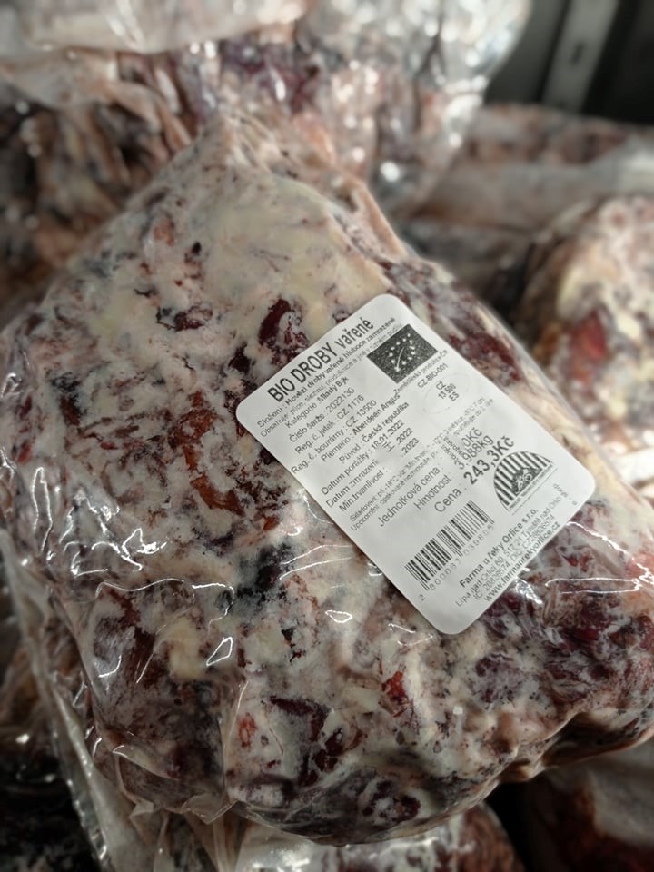 Droby varené - 3,5 kg Bio - zľava 37%